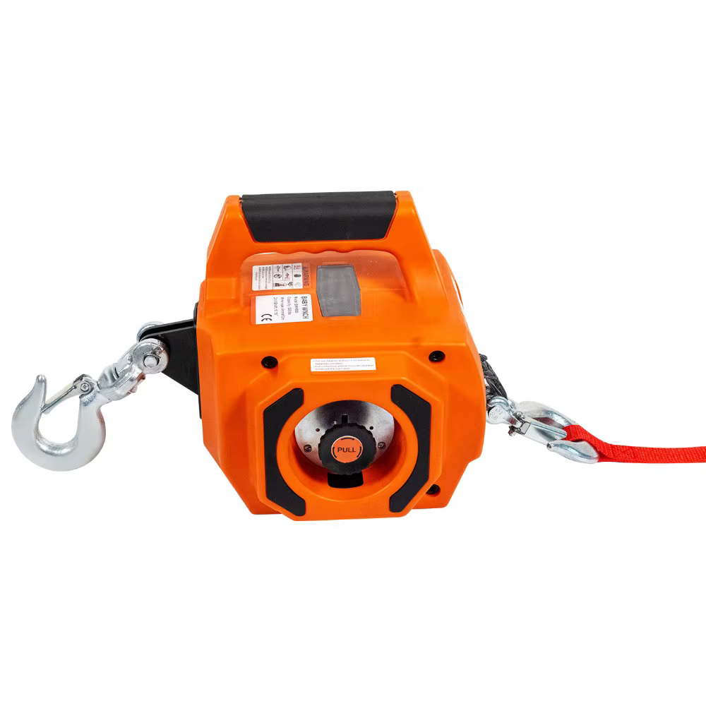Treuil de forage portable de 750 lb avec corde de 12m/20m pour levage et traction