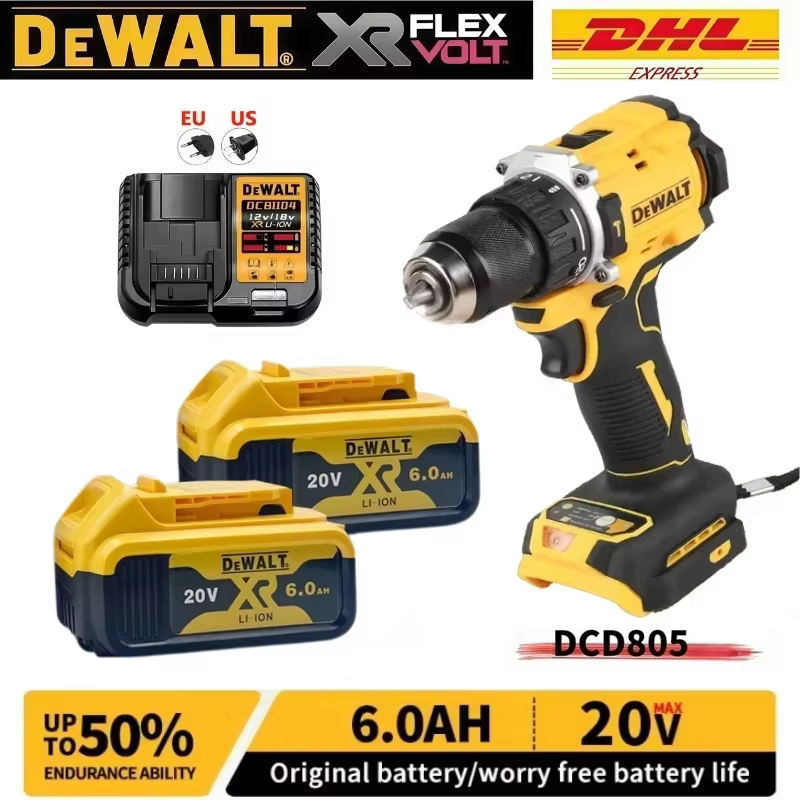 Perceuse à percussion sans fil Dewalt DCD805
