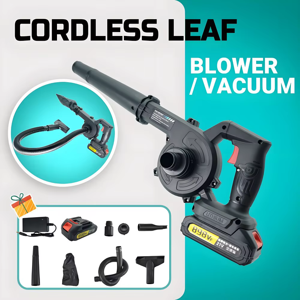 Souffleur d'air et aspirateur sans fil 2 en 1