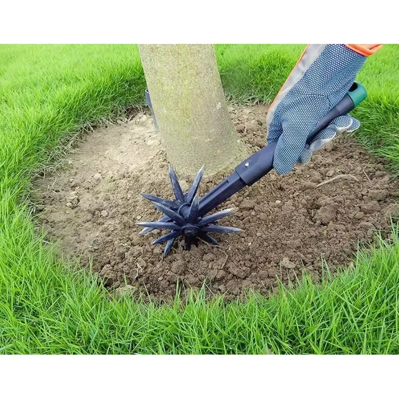 Cultivateur rotatif découseur de pelouse de jardin