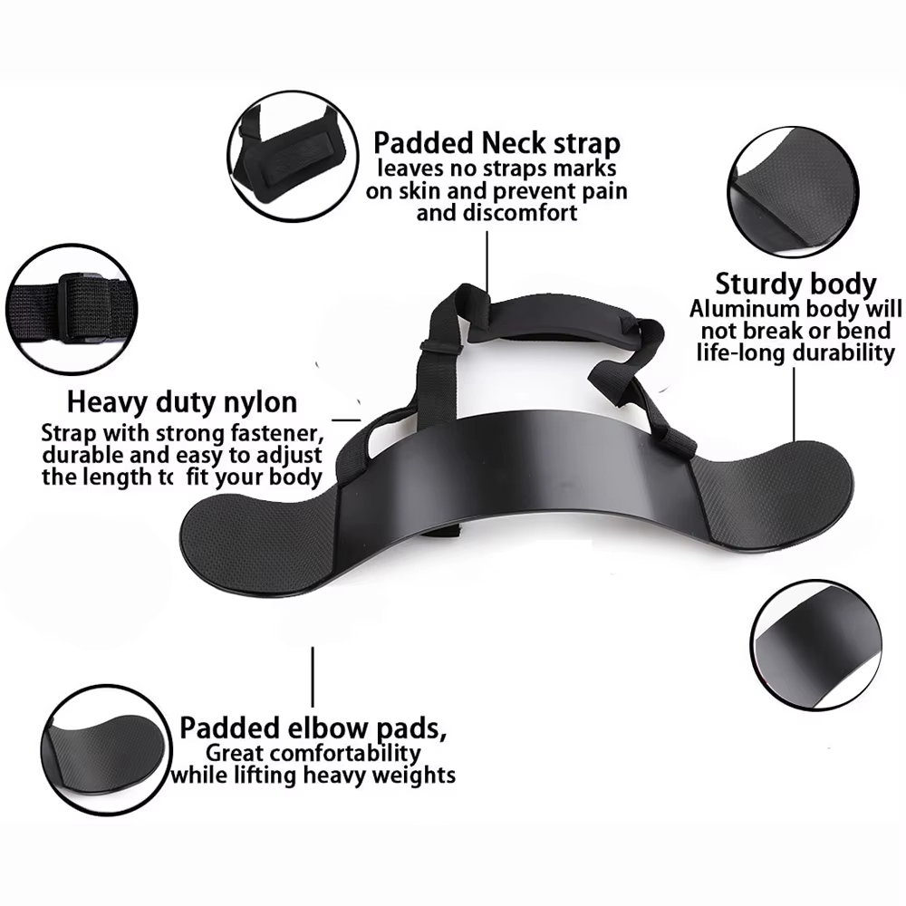 Appareil de musculation réglable en aluminium pour curls biceps et triceps, équipement de gym pour l'entraînement des bras et des muscles