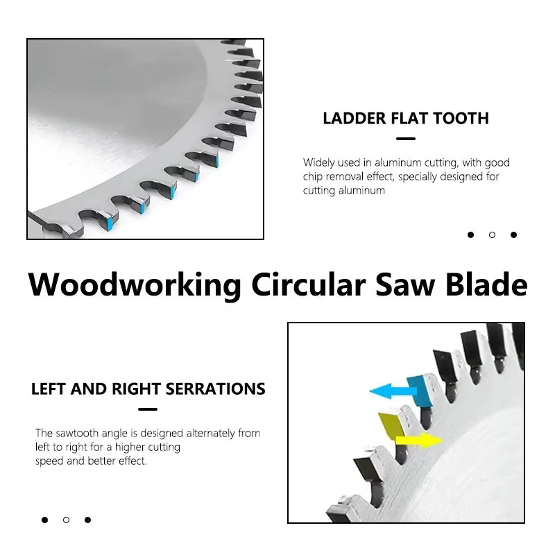 Lame de scie circulaire pour bois TCT de 185 mm avec 20/40/80T et une ouverture