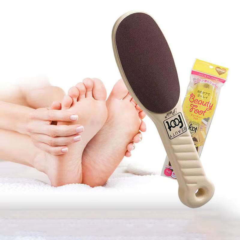 Planche de ponçage et de raclage double face pour les pieds, élimine les peaux mortes, les callosités, brosse à kératine, racloir à talons, lime à pieds