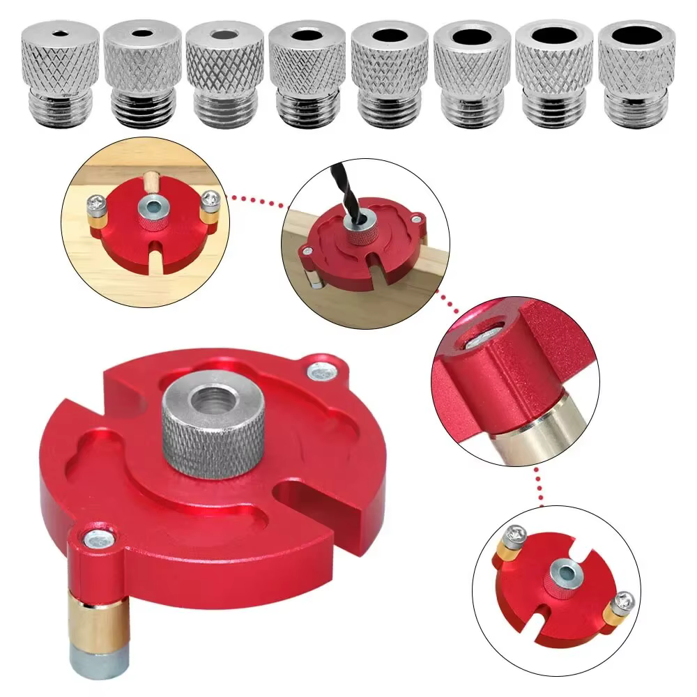 Kit de gabarit de cheville à épissure rapide avec douille métallique de 3 à 10mm
