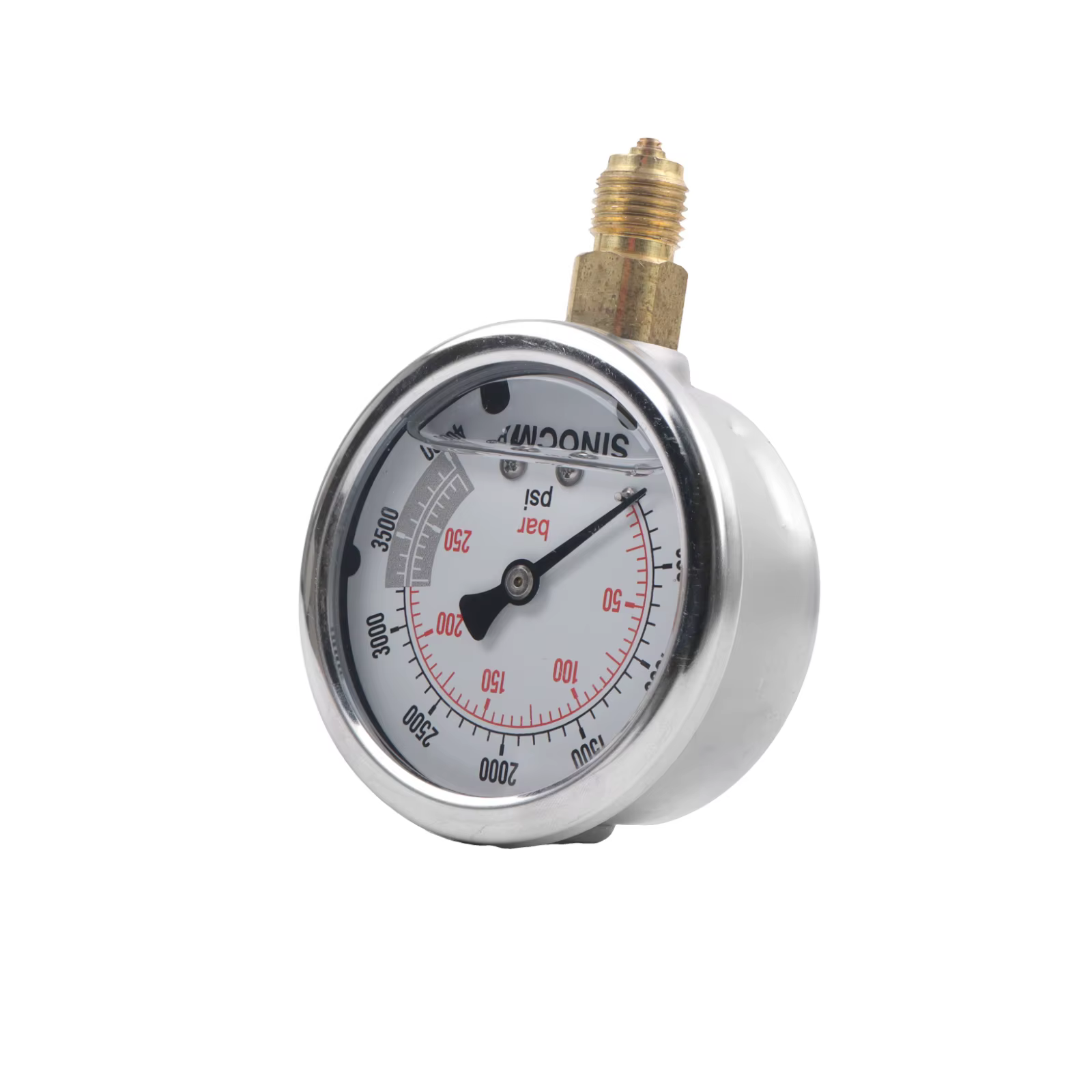 Manomètre hydraulique 25Mpa 250Bar 4000Psi Outil de mesure de la pression