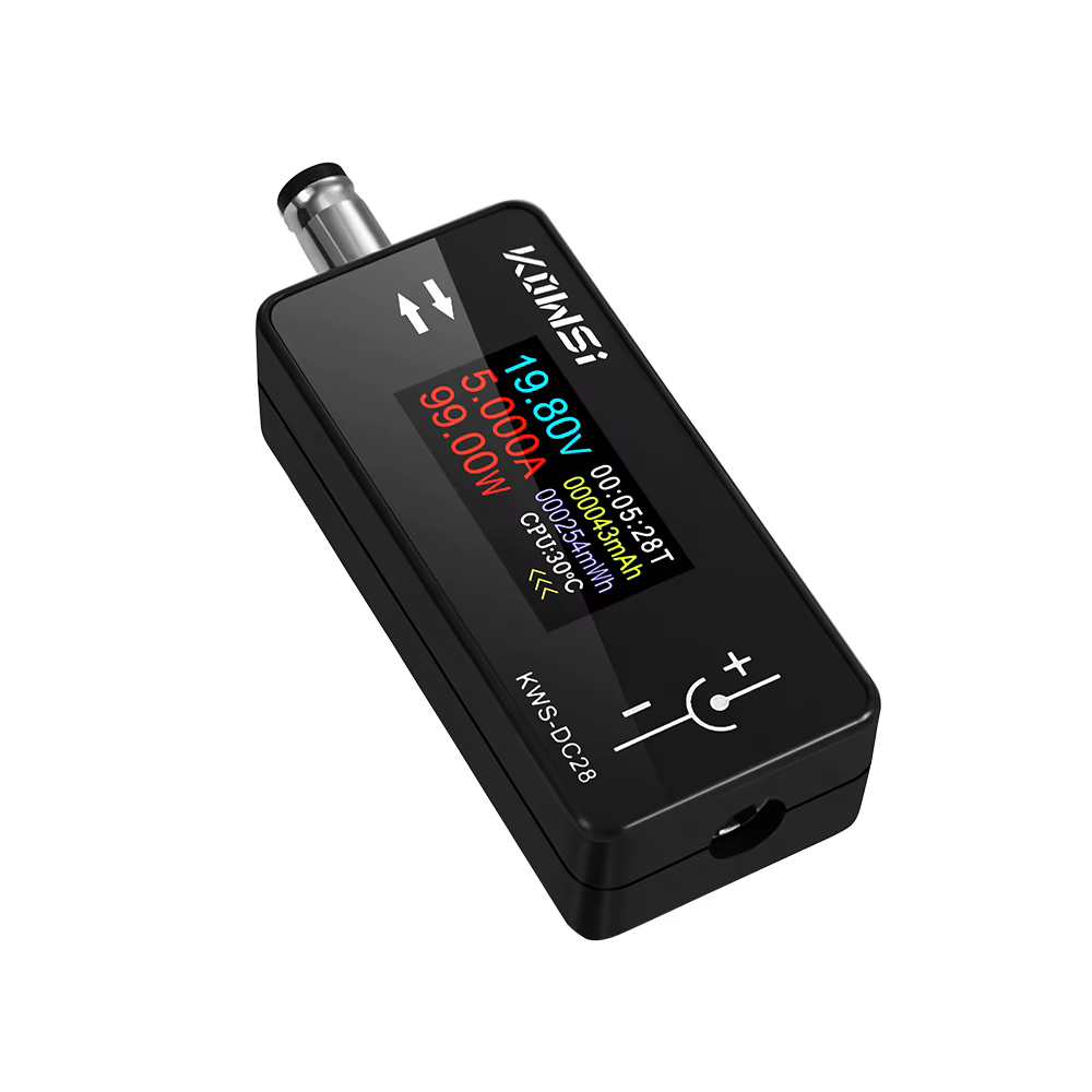 DC28 0.96 pouces TFT HD affichage numérique voltmètre cc compteur de puissance téléphone portable testeur de charge