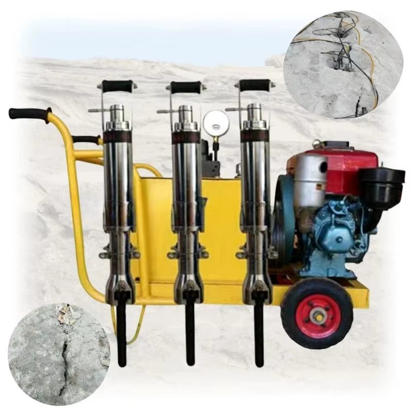 Machine robuste pour briser les pierres