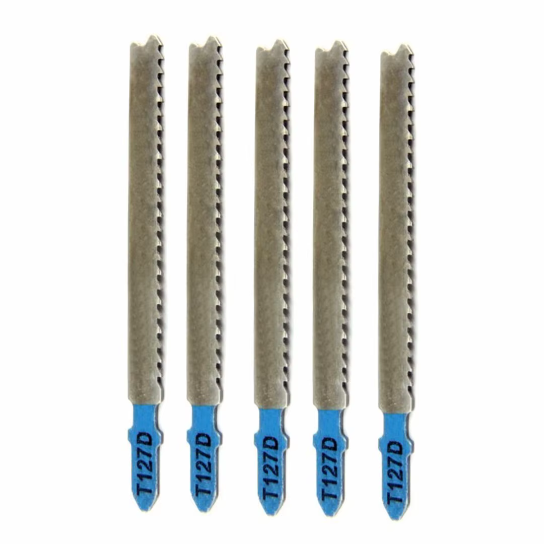 Lames de scie sauteuse incurvées HCS T127D pour la coupe du métal en Aluminium