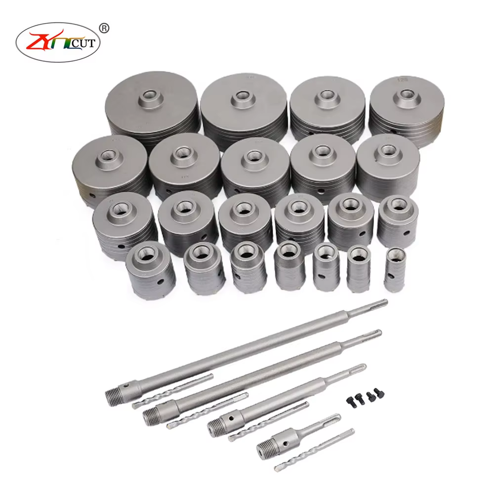 Jeu de forets à percussion SDS Plus 30-160 mm pour murs