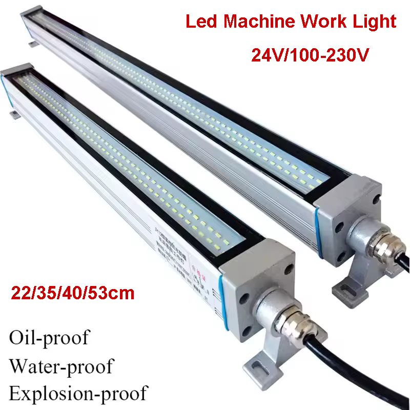 220 V/24 V Led Machine-outil lampe de travail étanche à l'huile