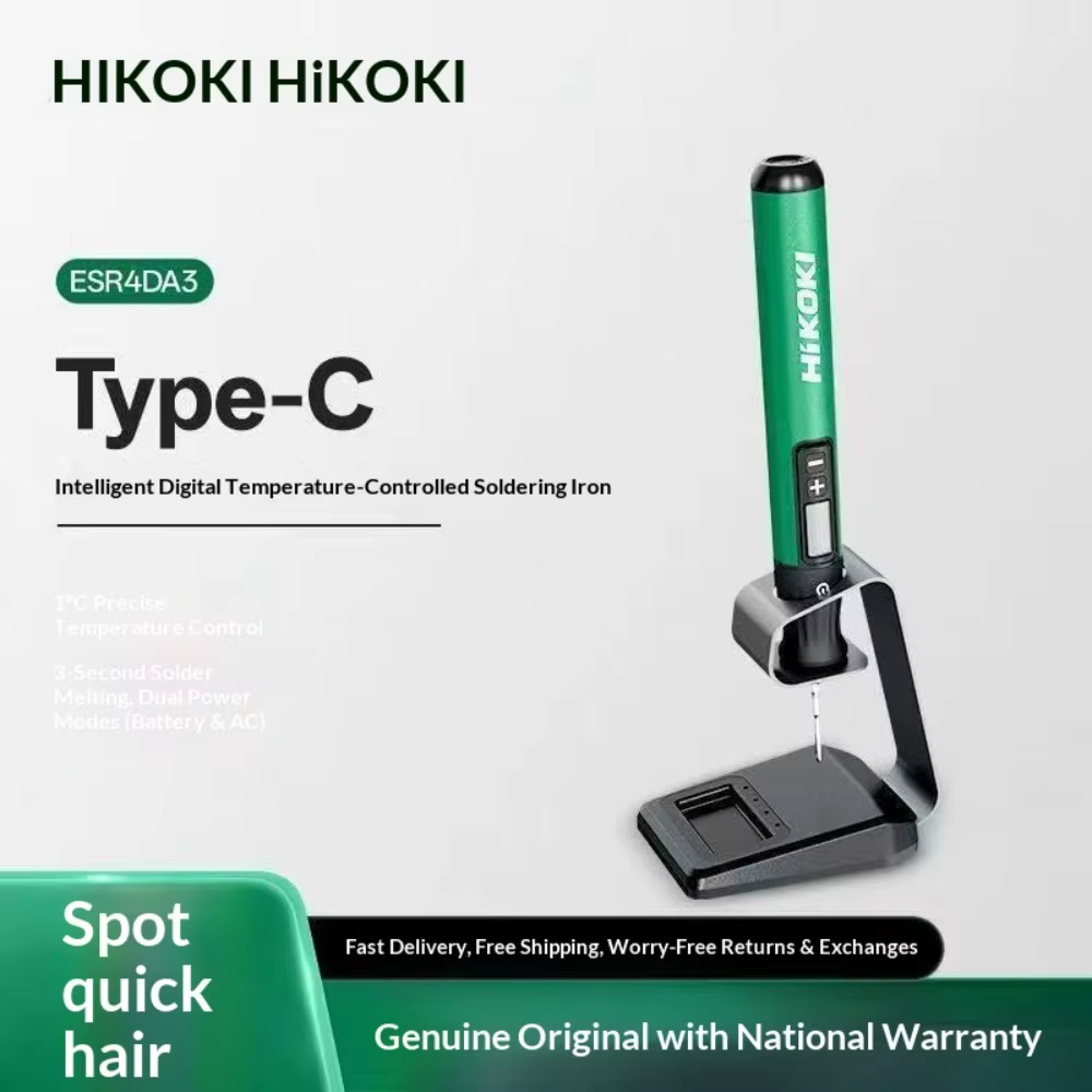 Fer à souder électrique Hikoki ESR4DA3 avec réglage à 4v 3000mah 200-450c