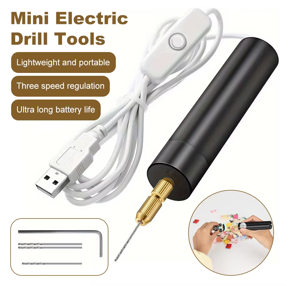 Mini perceuse électrique USB bricolage