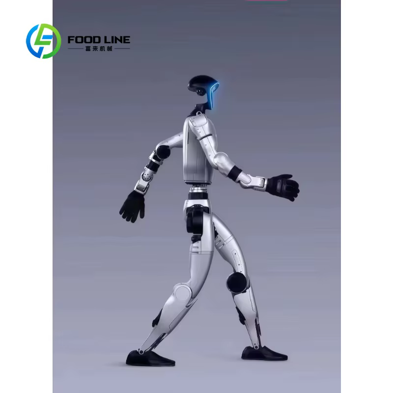 Robot humanoïde polyvalent personnalisé avec fonction d'évitement d'obstacles pour la navigation en intérieur et l'assistance dans les espaces publics