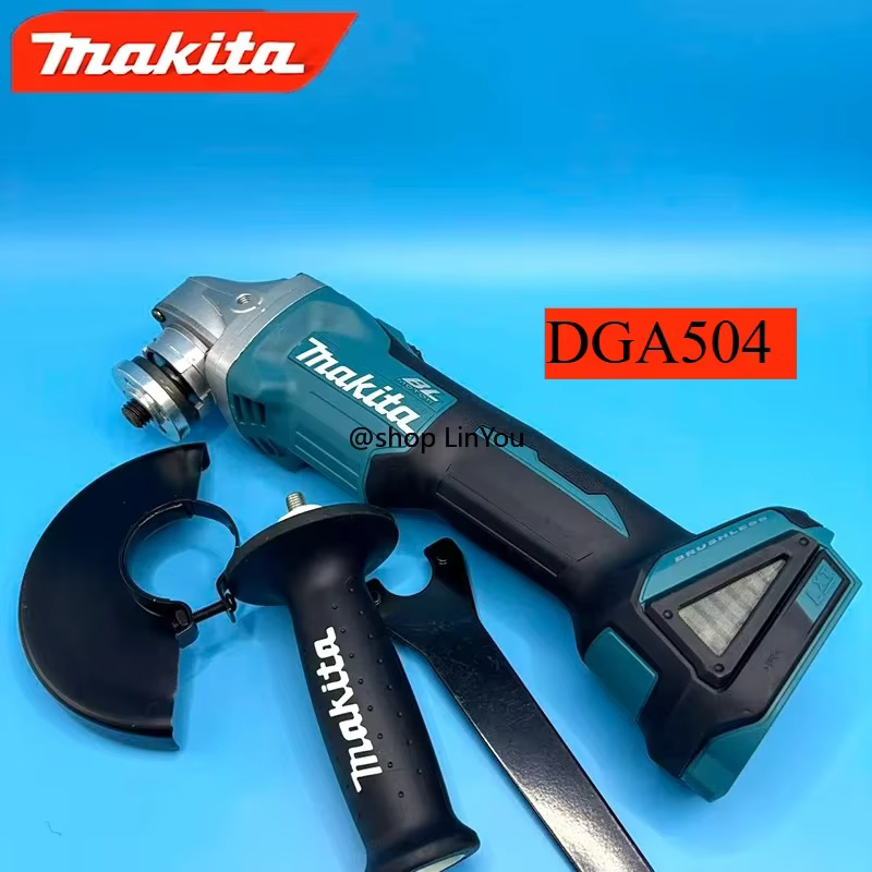Meuleuses d'angle électriques Makita DGA504 18V 6.0Ah 125mm sans balais à batterie lithium