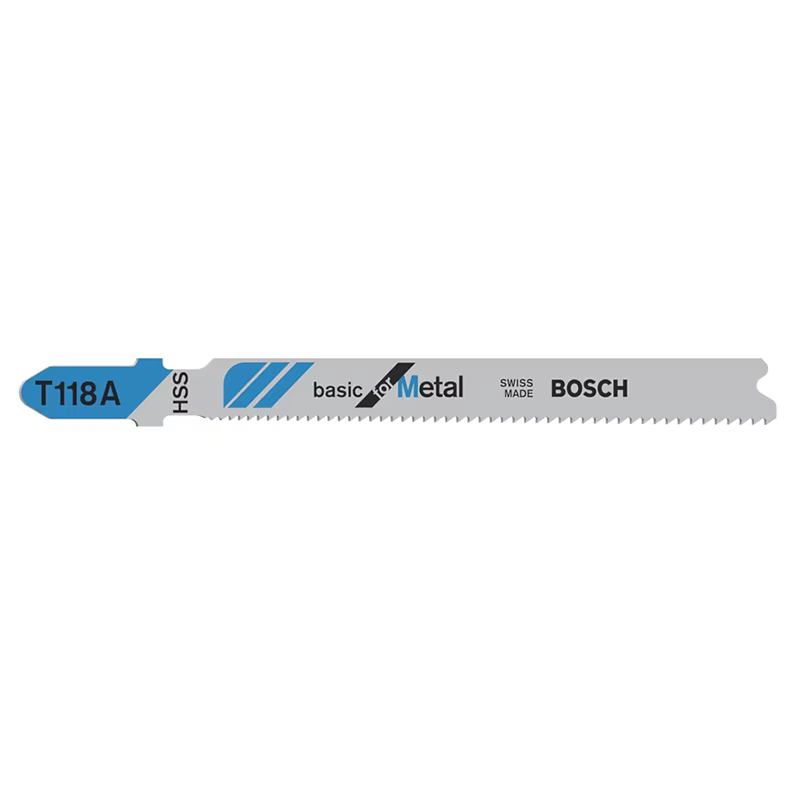 BOSCH 2608631013 Lame de scie incurvée T118A de base pour le métal HSS