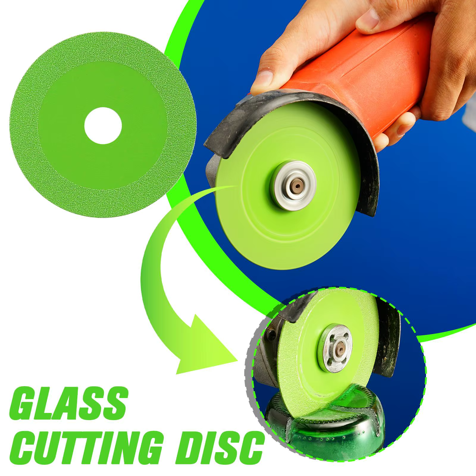 Disque de coupe en verre diamant 100mm