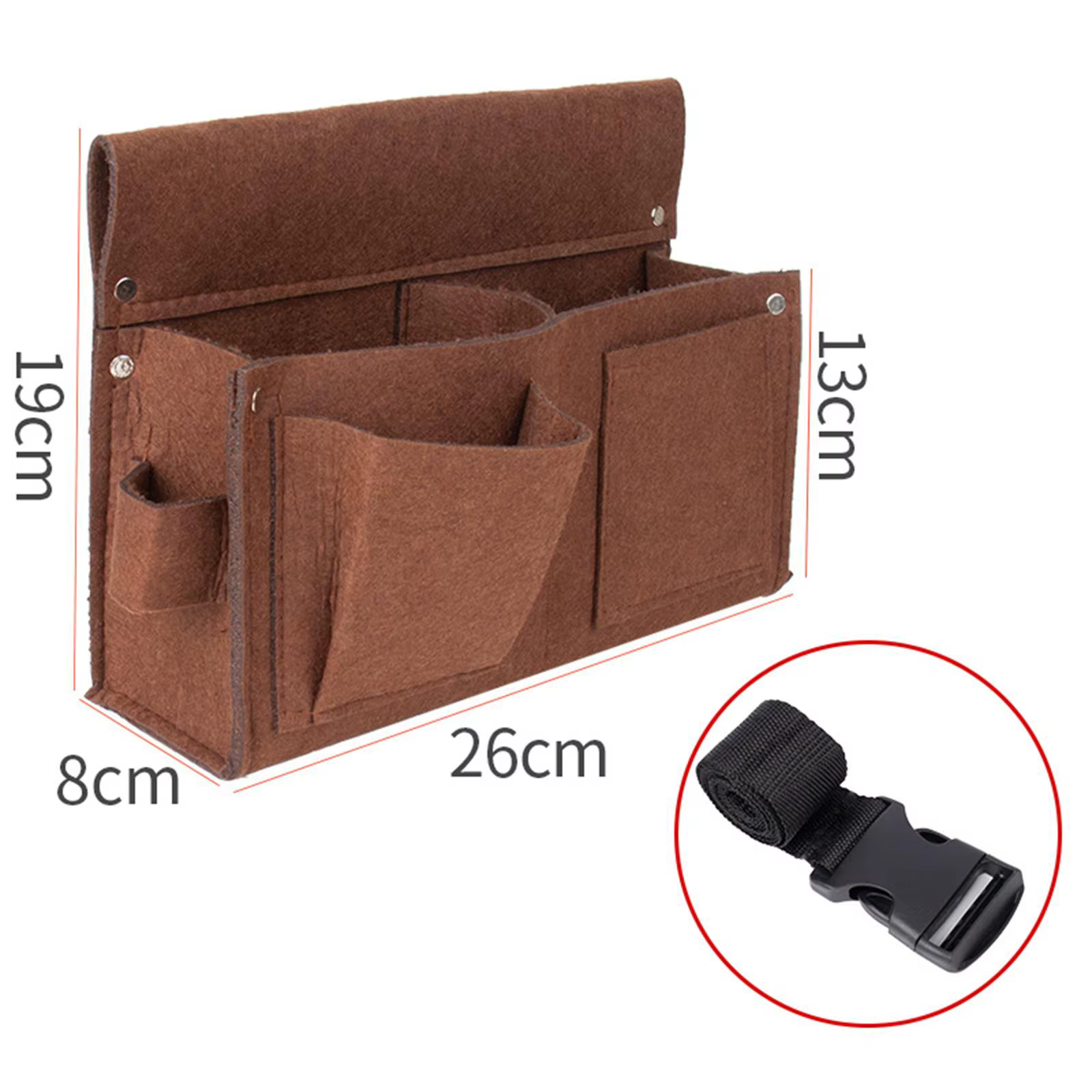 Pochette porte-outils, fixation de Clip de ceinture polyvalente