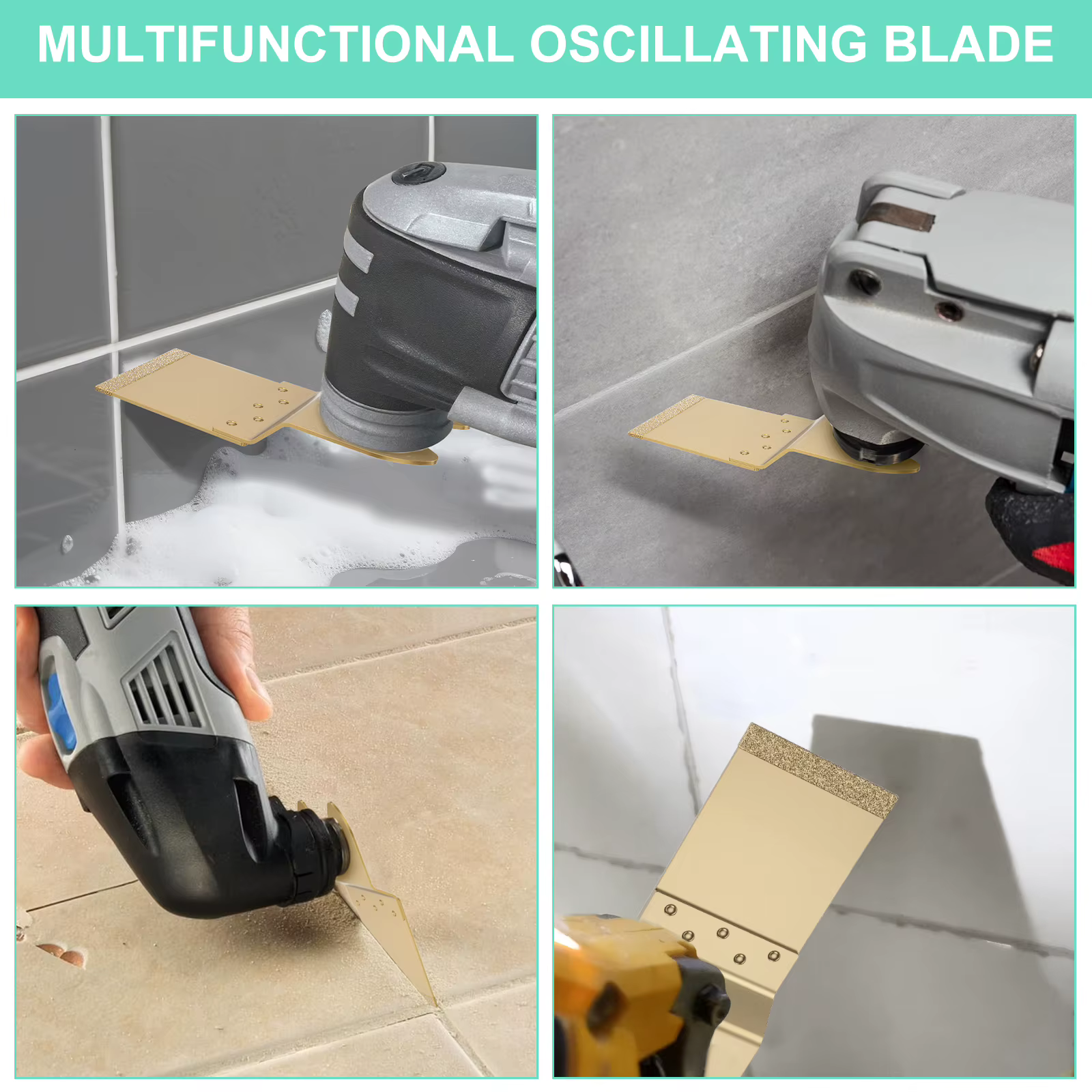 Lames d'outils pour enlever le coulis