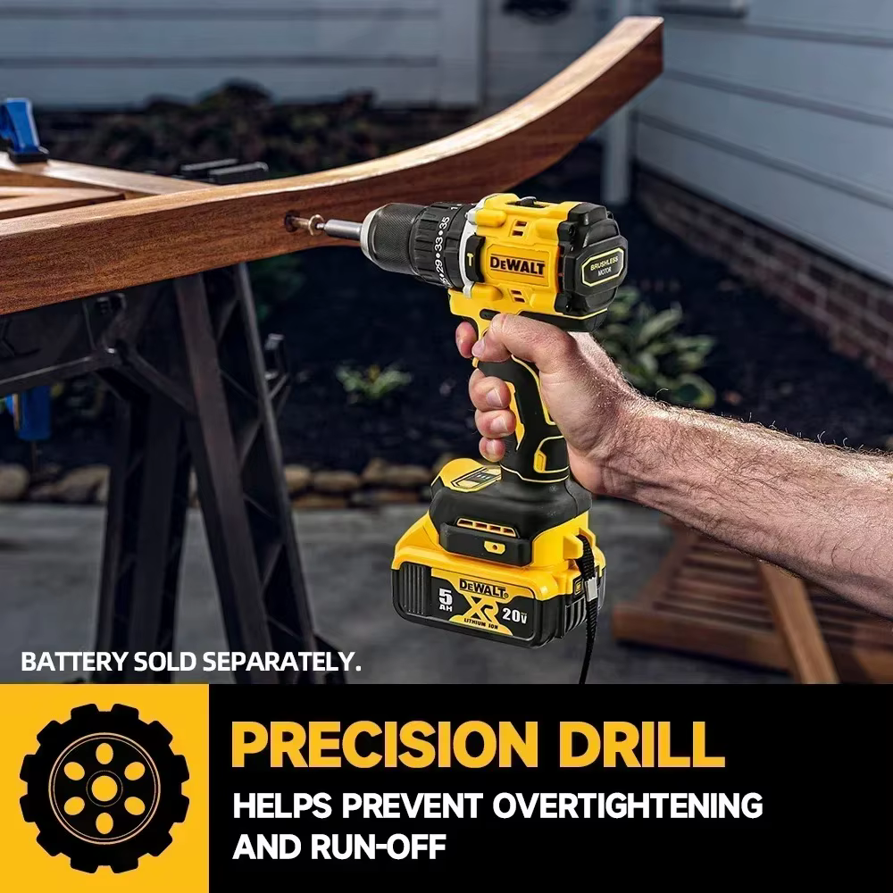 Kit combiné perceuse à percussion sans fil DEWALT DCD805 20V