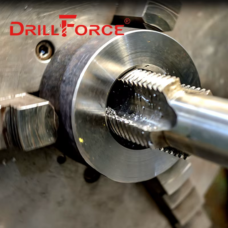 Drillforce UNF vis Machine filetage taraud forets HSS cannelure droite 0-80 4-48 5-44 6-40 12-28 9/16-18 5/8-18 3/4-16 7/8-14
