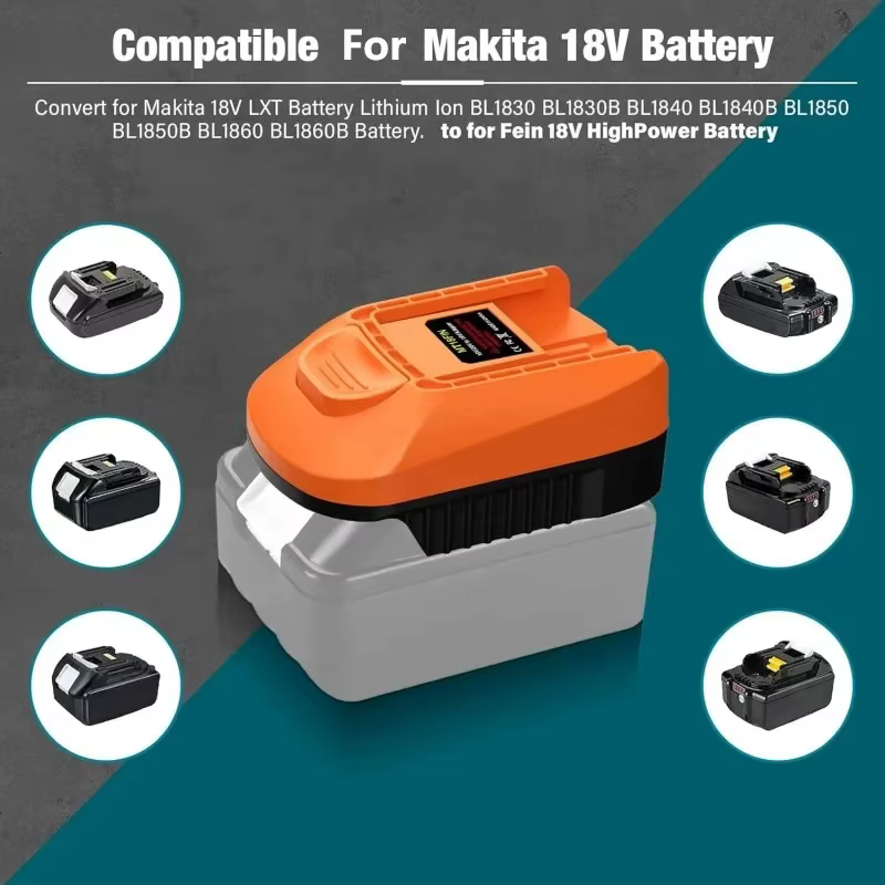 Adaptateur de batterie MT18FIN