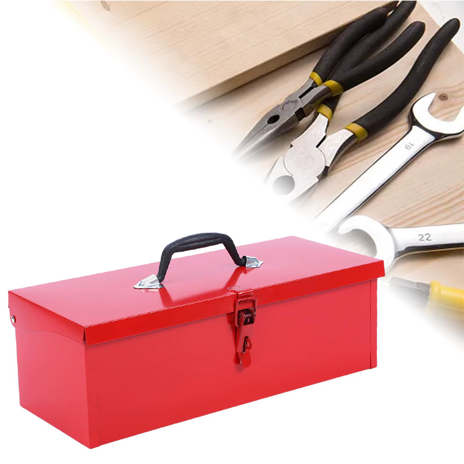 Boîte à outils en fer pour électricien