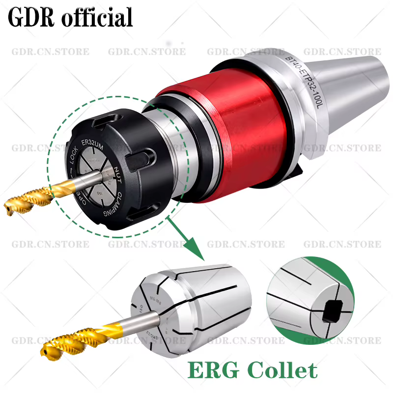 GDR BT30 BT40 BT50 ETP TER porte-outil de taraudage ETP32 ETP25 TEP25 ERG ERG25 ERG32