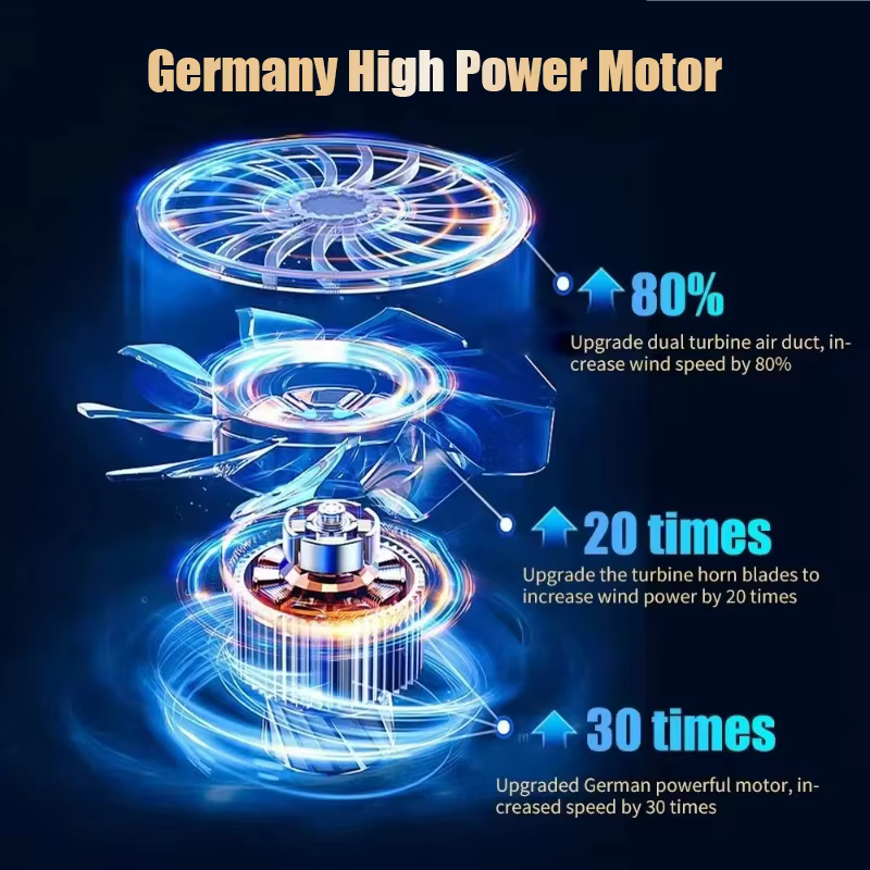 CENRR 98000PA puissant Mini aspirateur de voiture sans fil nettoyeur