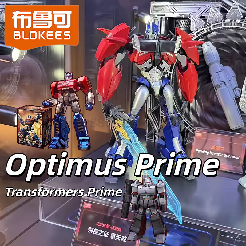En stock, figurines d'action Transformers Prime Edition Optimus Prime Orion Pax de Blokees, modèle assemblé, collection de jouets