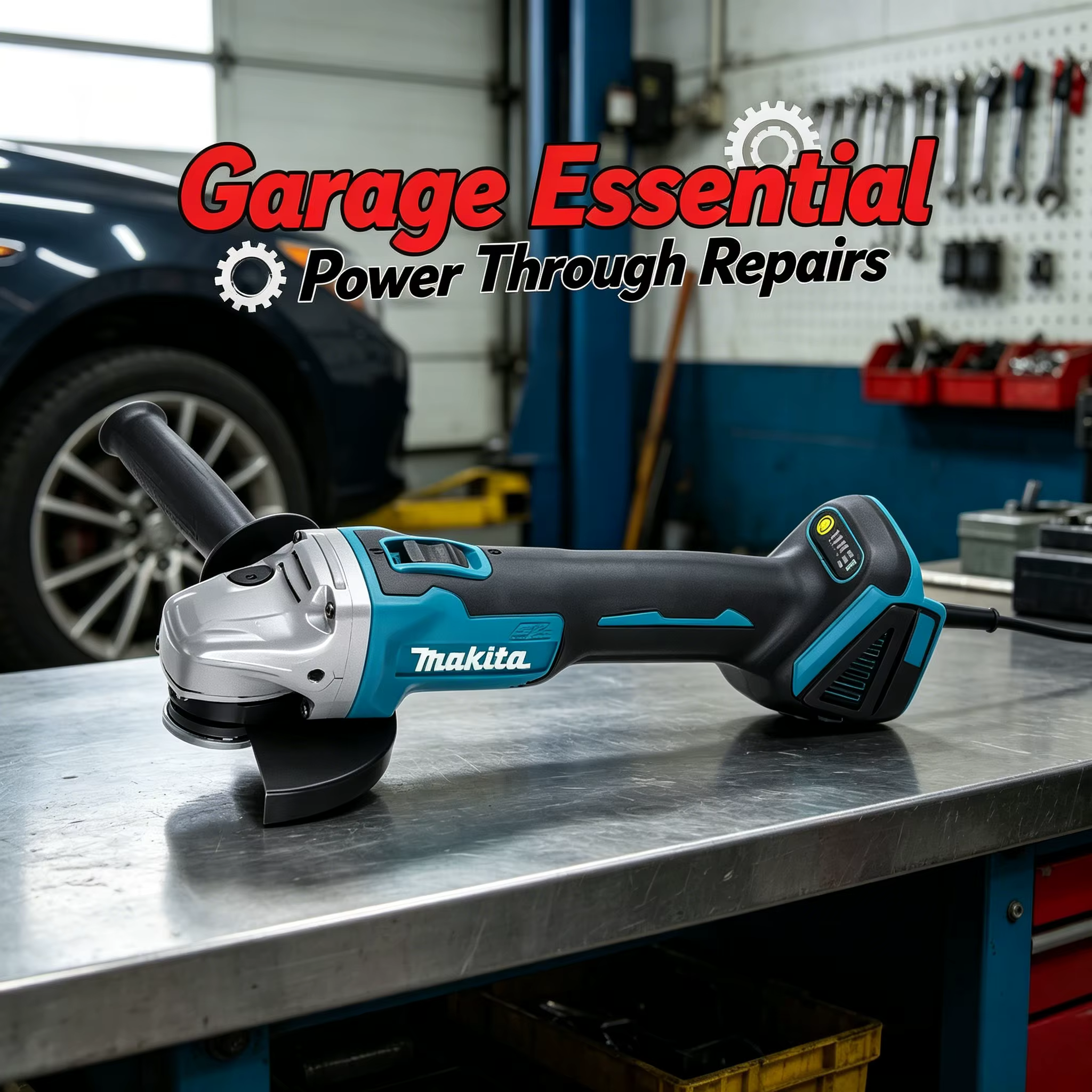 Meuleuse d'angle sans fil Makita DGA504 18V Lithium-Ion | Ponceuse multifonction 125 mm (outil seul)