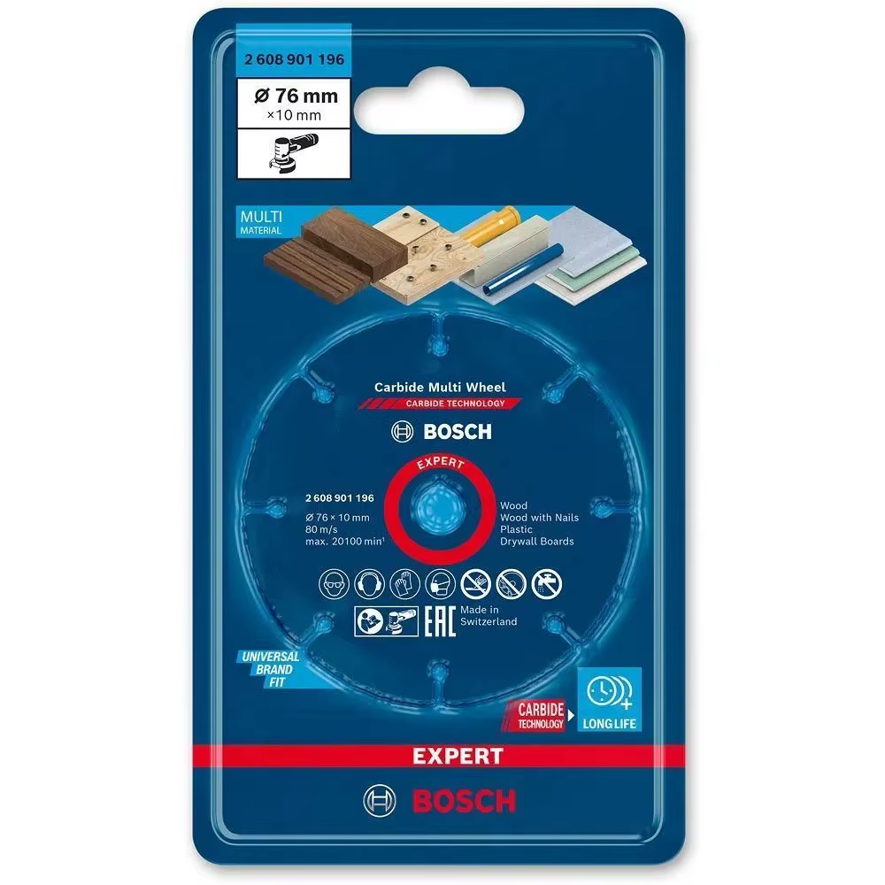 Bosch 76mm disque de meuleuse d'angle en acier inoxydable