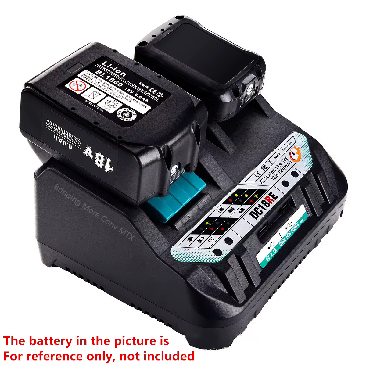 Chargeur de batterie Li-ion pour outils Makita 18V 14.4V 10.8V 12V