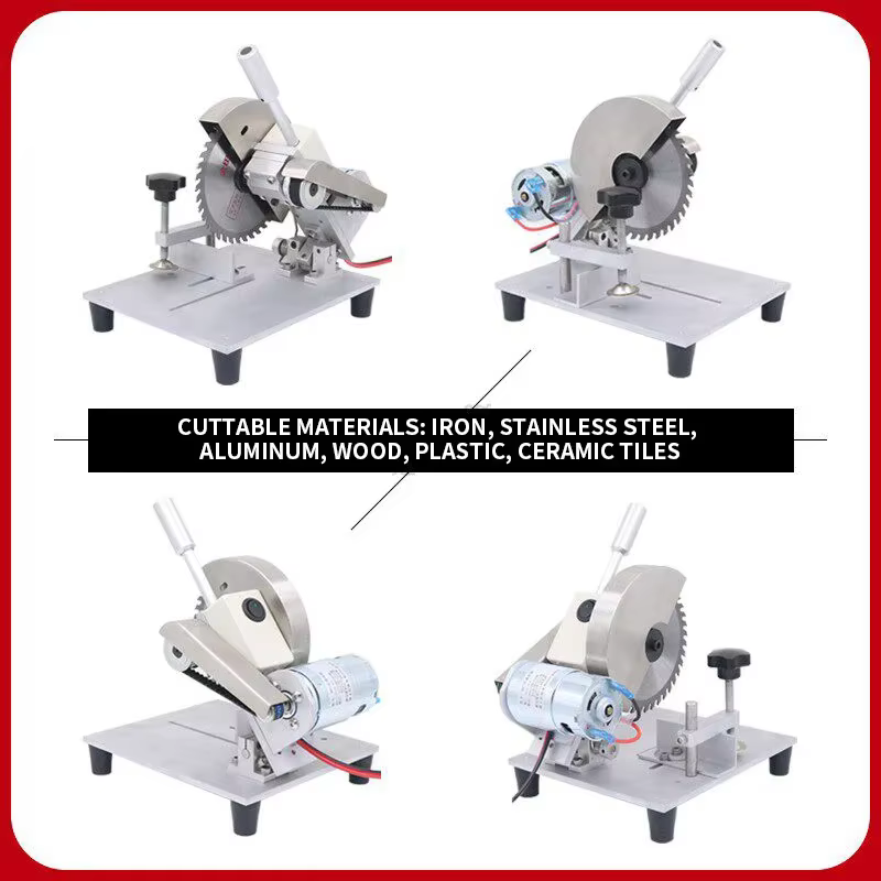 Scie circulaire électrique, mini-machine à découper les profilés, scie circulaire DIY, scie électrique à angle réglable, alimentation 480W