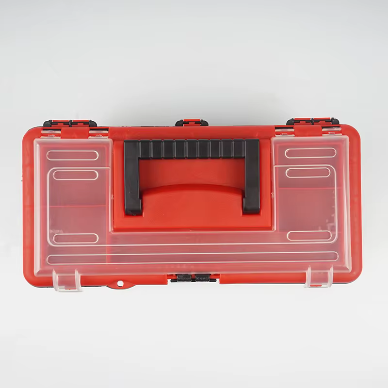 Boîte de rangement d'outils multifonctionnelle en plastique ABS de 12 pouces
