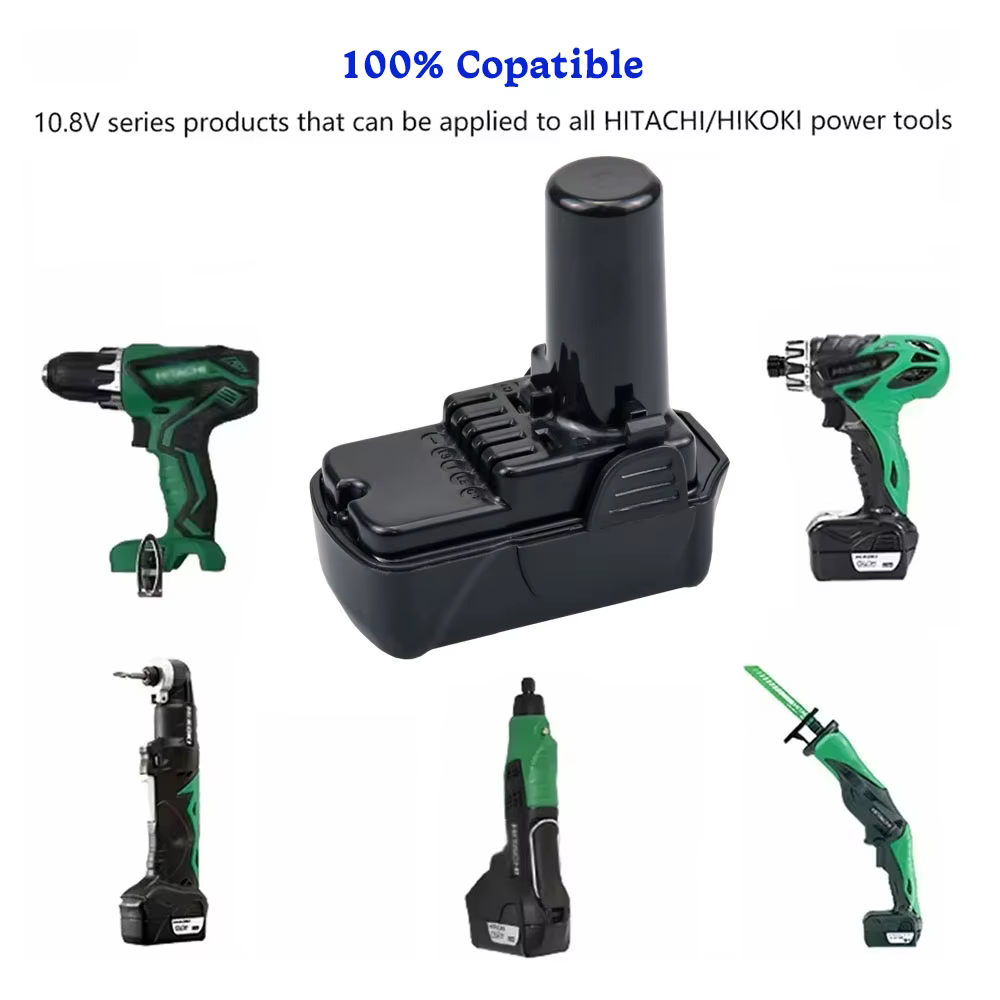 Batterie Rechargeable pour Hitachi 10.8V / 12V 3000mAh 4000mAh