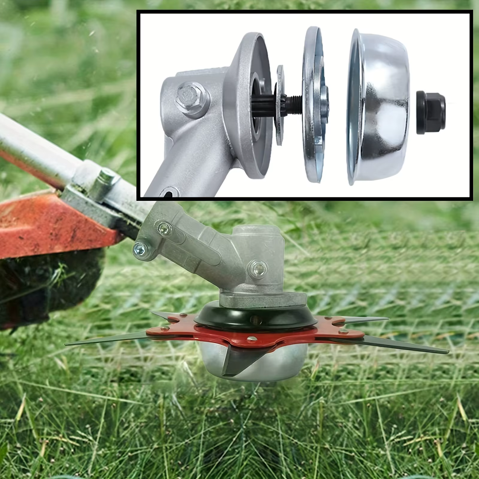 LUSQI – Kit d'entretien de fixation d'adaptateur de lame pour Stihl (rondelle d'échappement