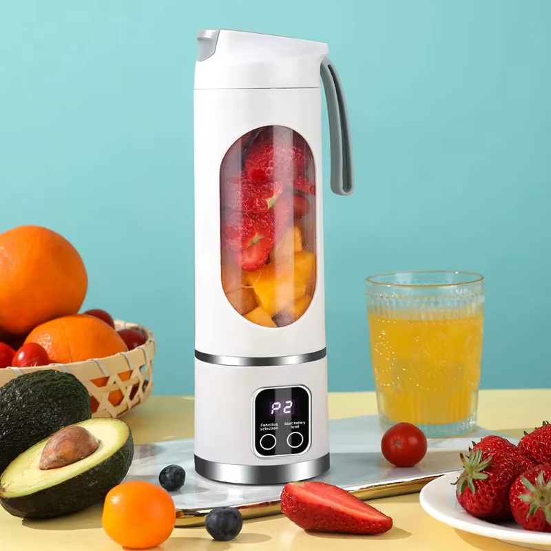 Mini Mélangeur Électrique Portable Ju479, Extracteur de Fruits, Machine à Jus Multifonction, pour Centre Commercial