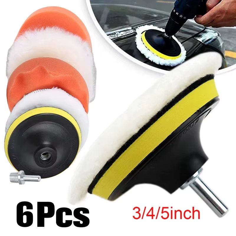 3/4/5 pouces perceuse voiture polisseuse laine