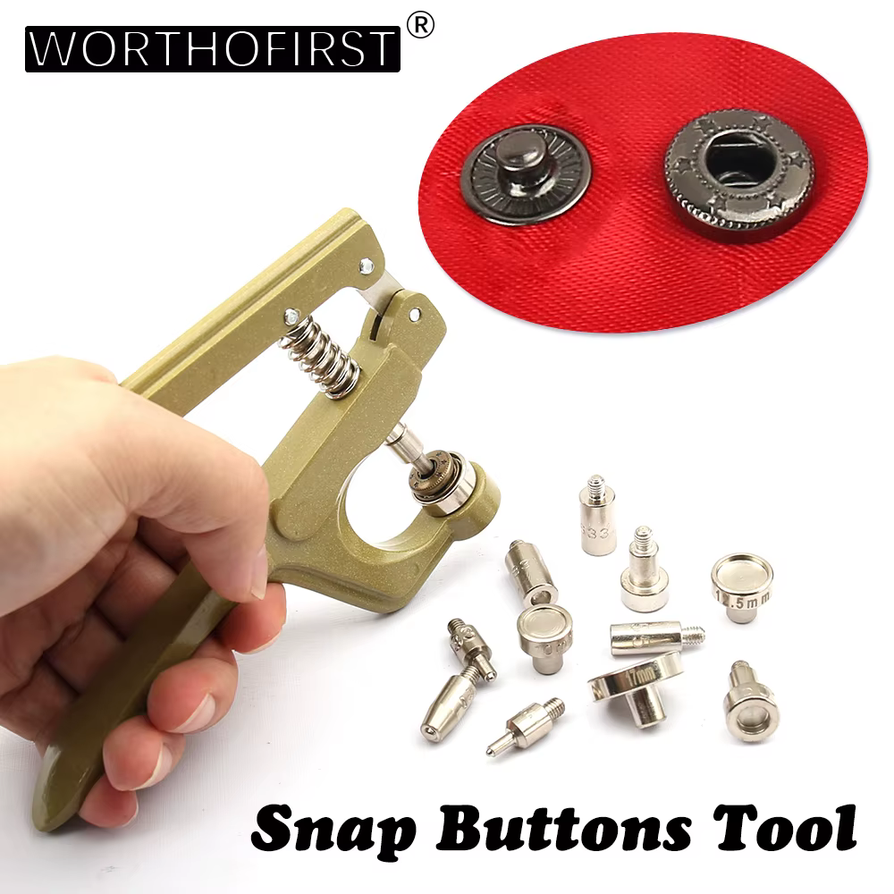 Outils de presse à main pour le travail du cuir, pour boutons-pression, Jeans, bricolage, maroquinerie, vêtements, sacs, manteau, accessoires de couture
