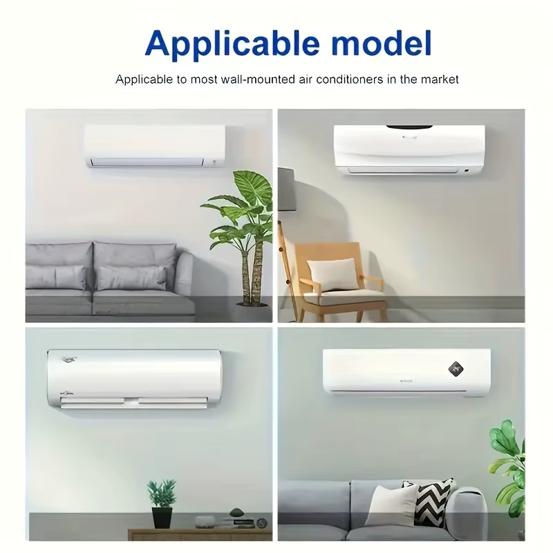 Kit de nettoyage de climatiseur mural : housse anti-poussière, sac d'eau et outils - Protege les murs et les meubles