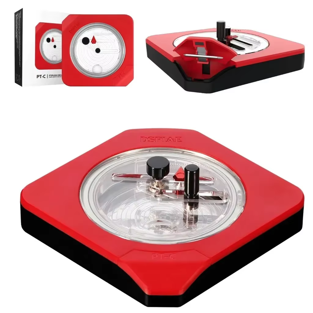DSPIAE PT-C coupe circulaire intégrée modèle en plastique rouge pour outil de fabrication Gundam foret