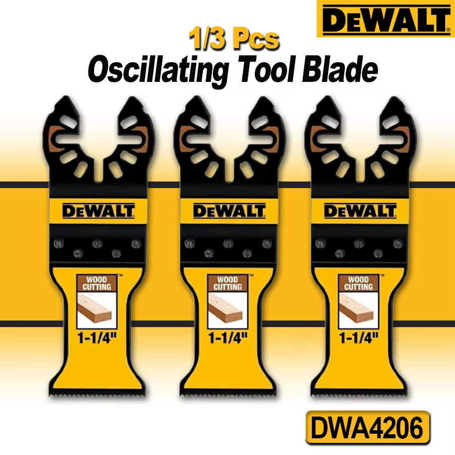 DEWALT 1/3Pc outil oscillant lame coupe rapide bois