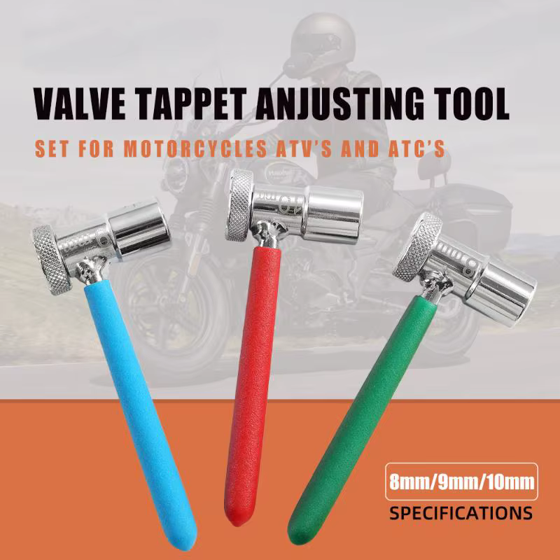 Kit d'outils de réglage de soupapes pour la plupart des motos, des VTT et des ATVs, outils de réglage de soupapes pour petits moteurs