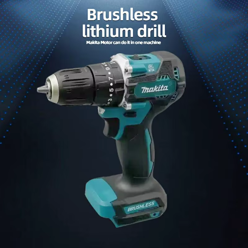 Makita DDF487 Perceuse à percussion électrique sans balais 18V au lithium rechargeable 10 mm