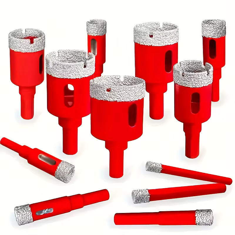 Lot de 12 scies cloches brasées sous vide de 6-35 mm