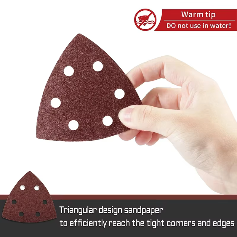 10/20/50 disques de ponçage triangulaires 90 mm