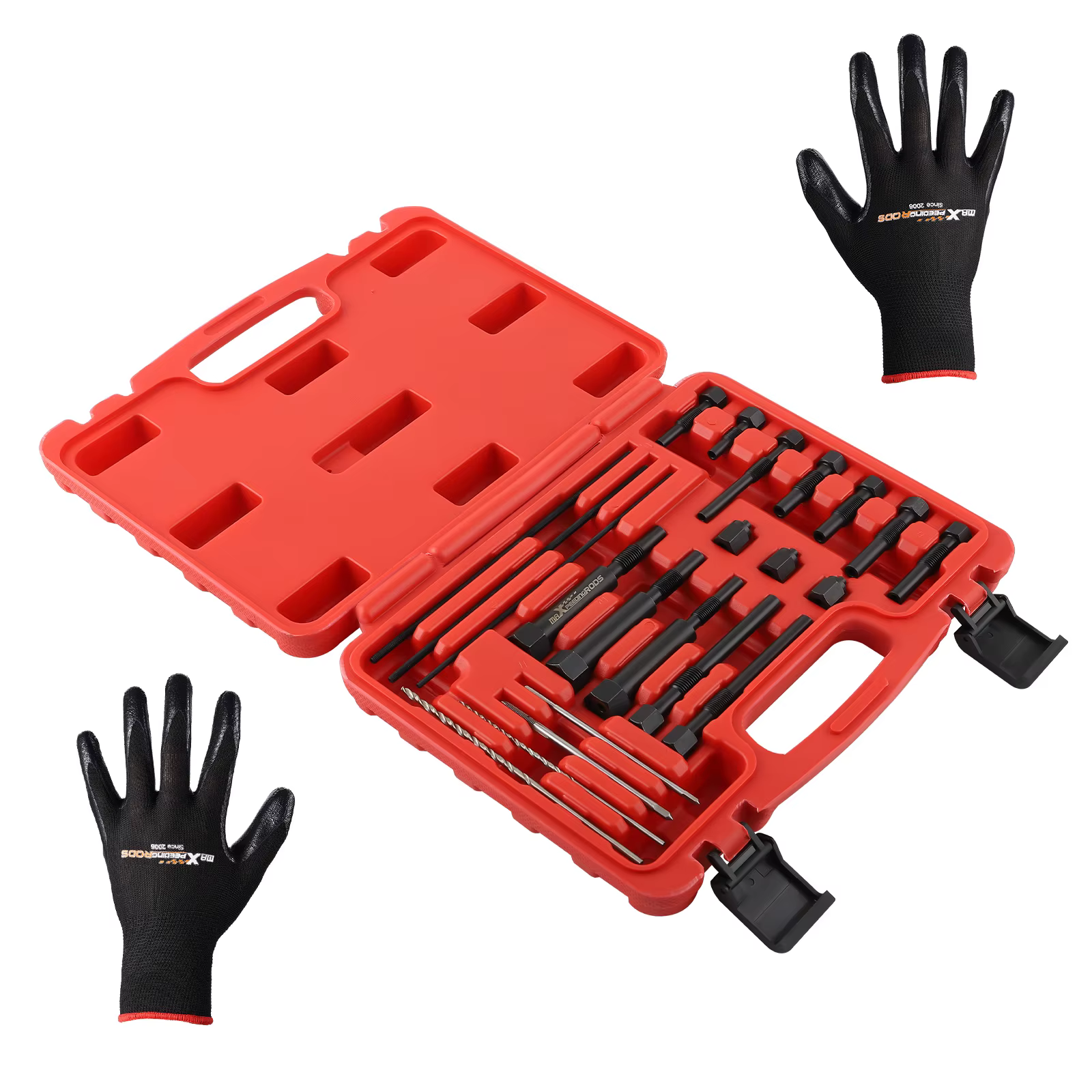 Jeu d'outils flacon et de retrait des électrodes de bougie de préchauffage