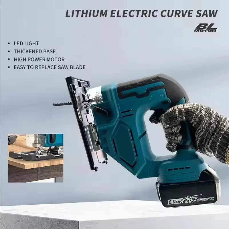 Makita DJV182Z 340W scie sauteuse électrique sans brosse avec poignée de baril sans fil outil