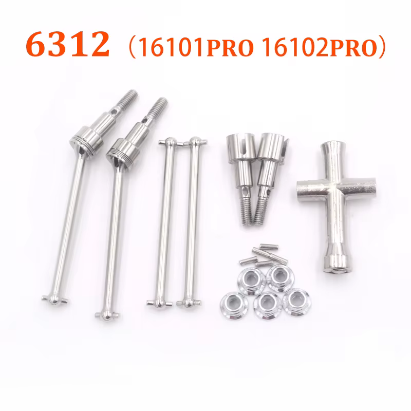 SCY 16101 PRO 16102 PRO RC pièces automobiles arbre tournant roulement d'engrenage tige de traction tasse de direction bras oscillant moteur pneu vis
