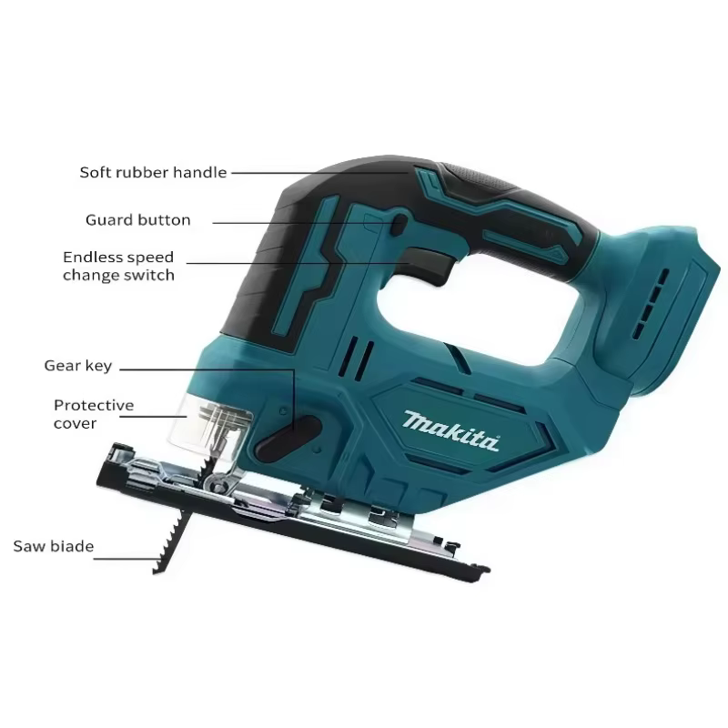 Scie sauteuse électrique sans fil Makita DJV182Z Brushless 18V 340W avec lame